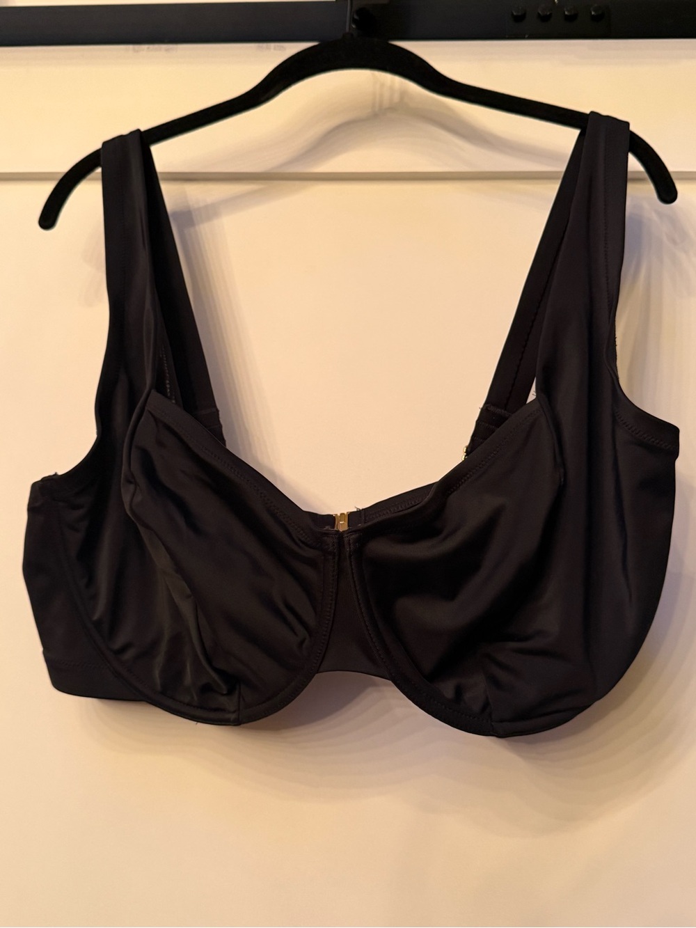Swimsuits for All Black Underwire Bikini Top